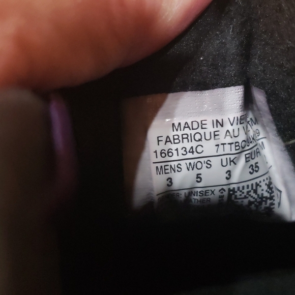 Converse Chuck Taylor all star low top fleece lined black purple - Picture 8 of 8